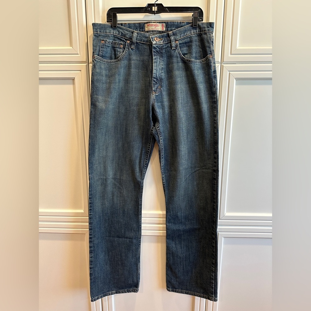 Wrangle Men’s Flex Relaxed Boot Jeans Sz 34x34